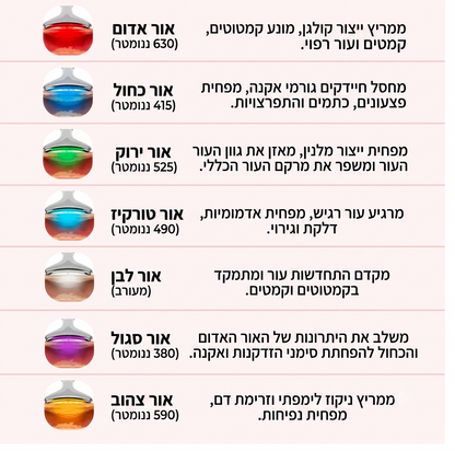 LuxenLiftᵀᴹ-מכשיר ה 7 ב-1 לפיסול הפנים והצוואר